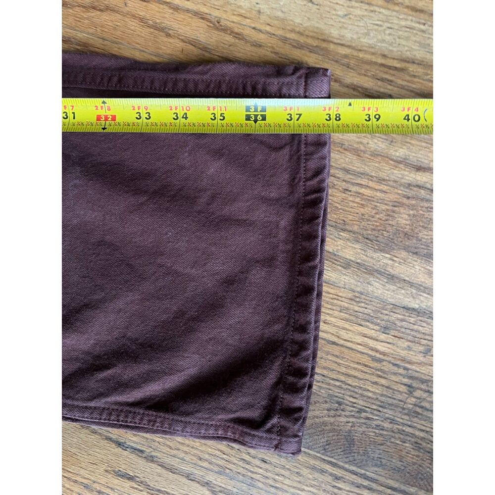 Sezane Brown Cotton Wide Leg Denim Jeans Pants Women's Size 34 - Picture 10 of 12